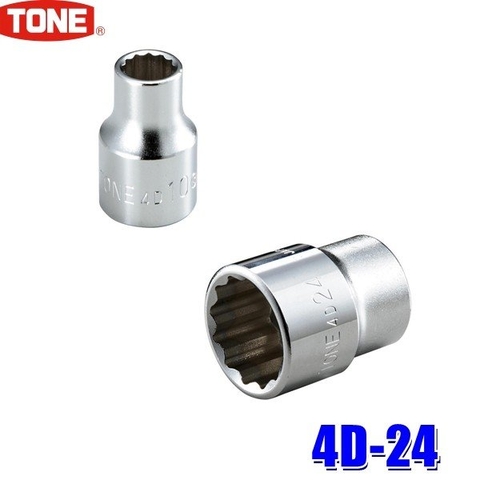 Tone 4D-24 - Đầu tuýp 12 cạnh 1/2" ra lục giác 24mm