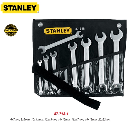 Bộ Cờ Lê 2 Đầu Miệng 6~22mm Stanley 87-718-1