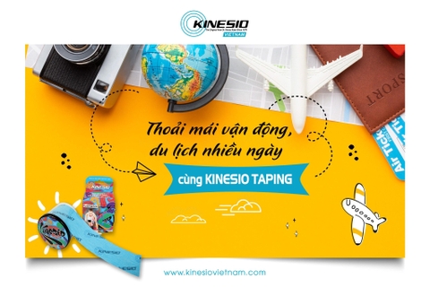 Thoải mái vận động, du lịch nhiều ngày cùng Kinesio Taping