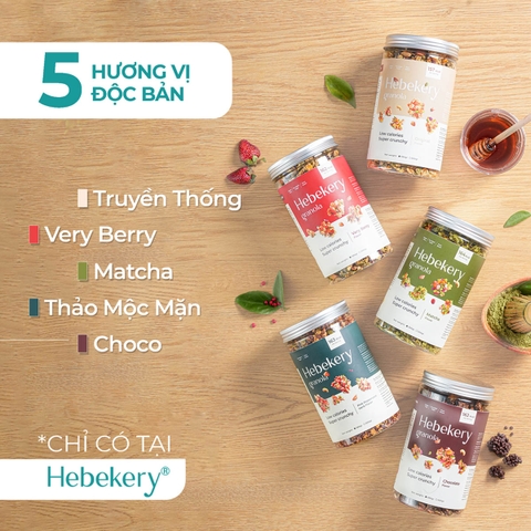 5 vị độc bản chỉ có tại Hebekery