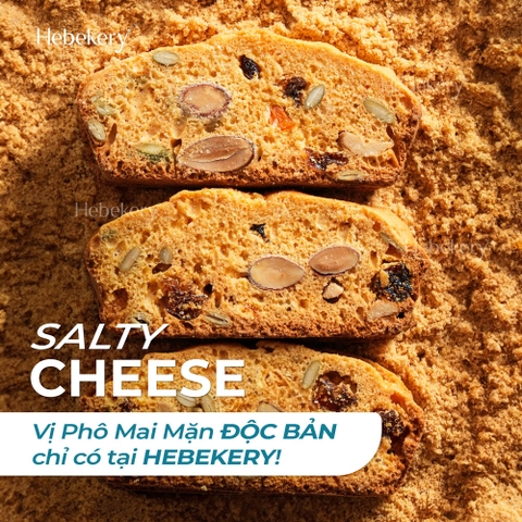 [Hũ 150gr] Biscotti Nguyên Cám Low Calories 4 Vị Hebekery - Bánh Ngũ Cốc Nướng Ăn Kiêng Lành Mạnh