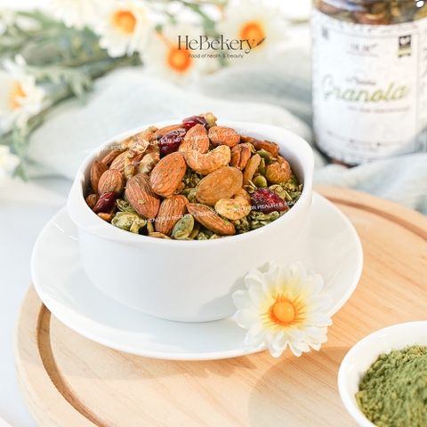 Granola Truly Healthy Hebekery Matcha