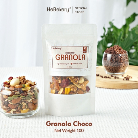 Granola Truly Healthy Hebekery Chocolate