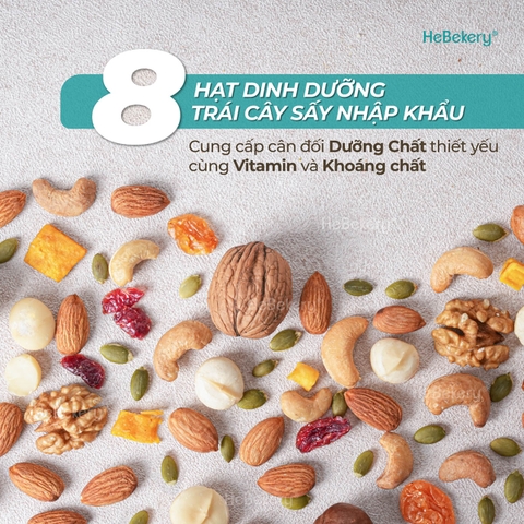 Hạt Dinh Dưỡng Mix Nuts 8 Loại - Ngũ Cốc Hạt Dinh Dưỡng Cho Mẹ Bầu