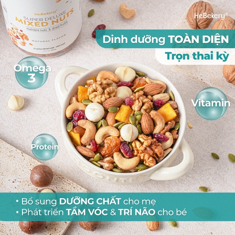 Hạt Dinh Dưỡng Mix Nuts 8 Loại - Ngũ Cốc Hạt Dinh Dưỡng Cho Mẹ Bầu