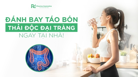 ĐÁNH BAY TÁO BÓN, THANH LỌC CƠ THỂ: BÍ QUYẾT THẢI ĐỘC ĐẠI TRÀNG TẠI NHÀ CỰC KỲ ĐƠN GIẢN!