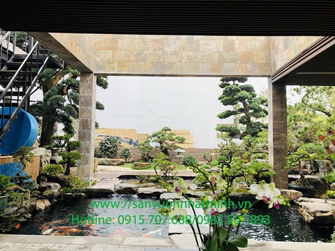 Thi công sân vườn, hồ cá koi tại Gia Lâm, Tp Hà Nội giá tốt nhất thị trường