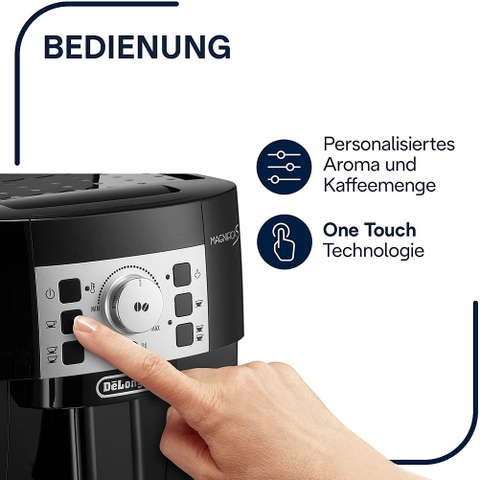 Cách điều chỉnh lượng nước Cà phê đậm nhạt của máy Delonghi Magnifica S ECAM 22.110