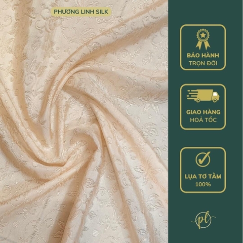 VẢI LỤA VÂN CỔ 100% TƠ TẰM