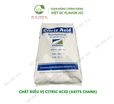 Chất Điều Vị Citric Acid Monohydrate (C6H8O7) (Axit chanh)