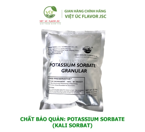 Potassium Sorbate-Kali Sorbat (Bảo Quản Thực Phẩm)