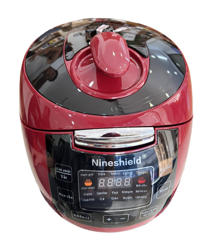 Nineshield - Nồi cơm cao tần đa năng - Đỏ