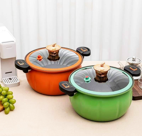 Nồi hầm quả bí - Cam