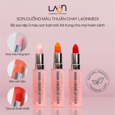 Son Dưỡng Có Màu Vegan Color Lip Balm