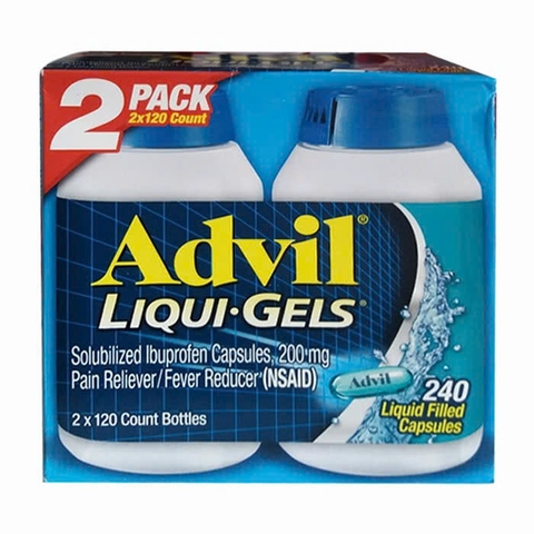 THUỐC GIẢM ĐAU HẠ SỐT ADVIL LIQUI-GELS