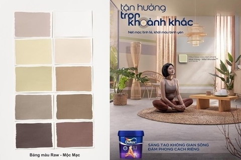 Khám phá xu hướng  4 bảng màu sơn Dulux năm 2023