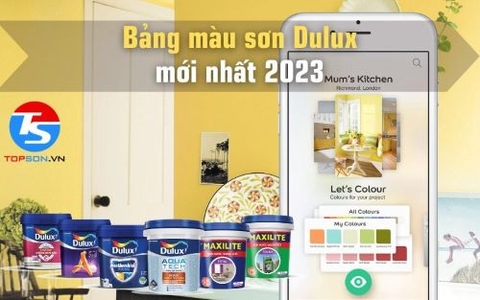 Bảng màu sơn Dulux trong nhà 2023 được gia chủ quan tâm
