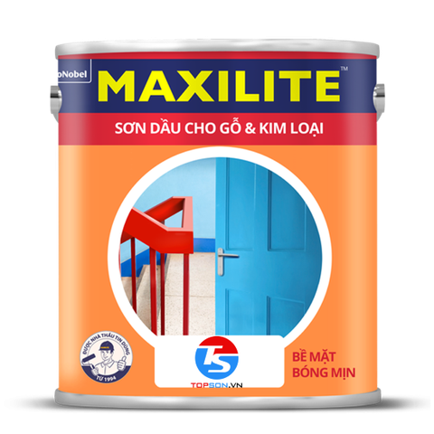 Sơn dầu Dulux Maxilite sử dụng được cho bề mặt kim loại và gỗ