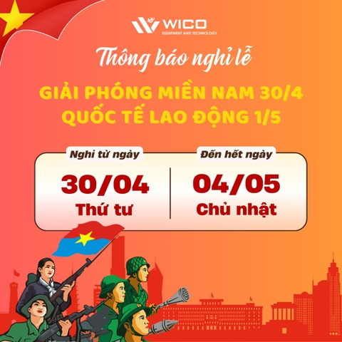 Thông Báo Nghỉ Lễ 30/4 Và 1/5