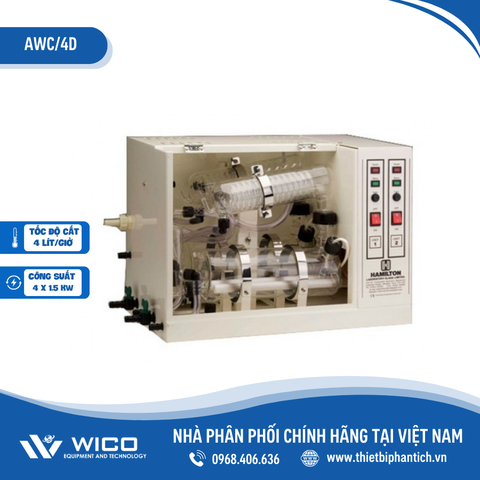 Máy Cất Nước 2 Lần Tự Động Hamilton AWC/4D