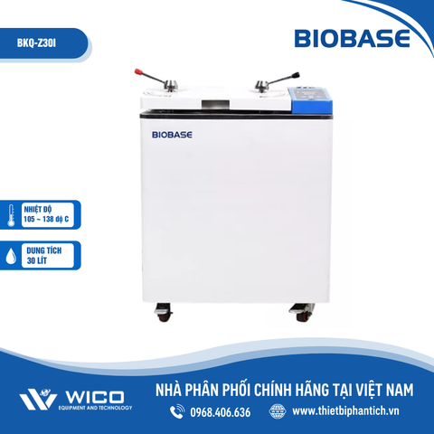 Nồi hấp Tiệt Trùng Kiểu Đứng Biobase 30 - 100 Lít BKQ-ZI Series