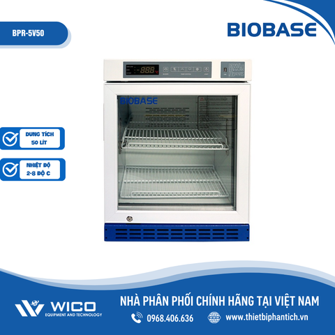 Tủ Bảo Quản Mẫu 2-8 Độ C Biobase BPR-5V50(G) Và BPR-5V100(G)