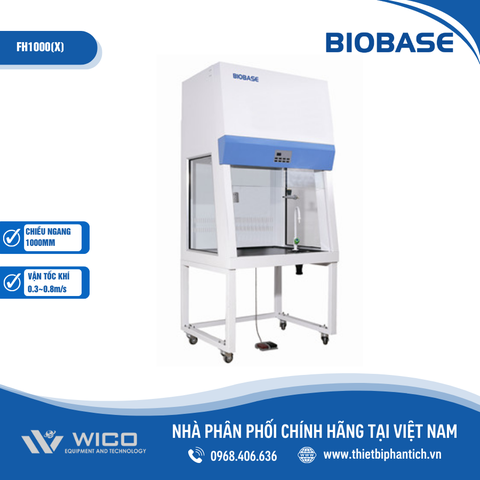 Tủ Hút Khí Độc Cửa Chỉnh Điện Biobase FH(X) | 1.0m đến 1.8m