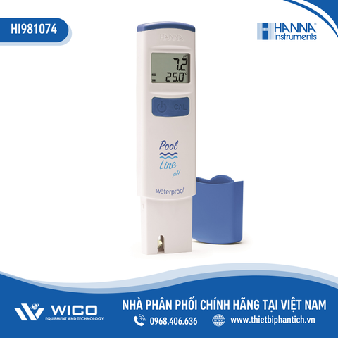 Bút Đo pH/Nhiệt Độ Với Độ Phân Giải 0.1pH HI981074