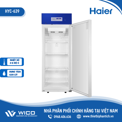 Tủ Bảo Quản Vacxin/ Dược Phẩm 2-8 độ Haier HYC-639 | 639 Lít