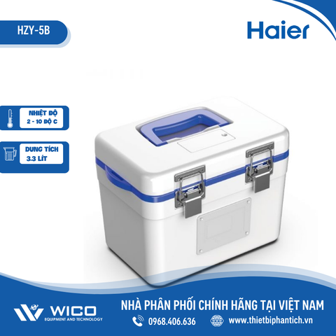 Hộp Bảo Quản - Vận Chuyển Mẫu 2-10 Độ 3 Lít Haier HZY-5B