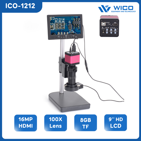 Kính Hiển Vi Kỹ Thuật Số WICO ICO - 1212 | 16MP - Cổng HDMI