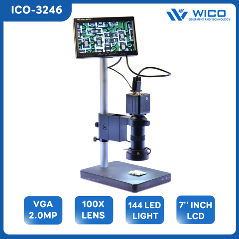 Kính hiển vi Điện Tử WICO ICO-3246 | 2.0MP - Cổng VGA