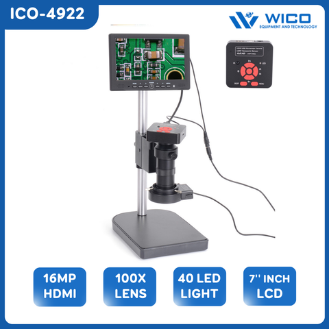 Kính Hiển Vi Kỹ Thuật Số WICO ICO-4922 | 16MP - Cổng HDMI