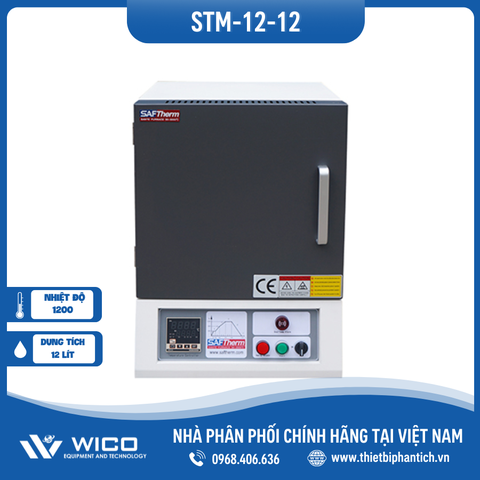 Lò Nung Trung Quốc 1200 Độ Saftherm STM-12-12 | 12 Lít