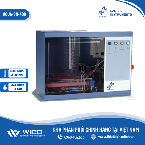 Máy Cất Nước 2 Lần Ấn Độ Labsil AQUA-ON DQ | 2/4/8 lít/giờ