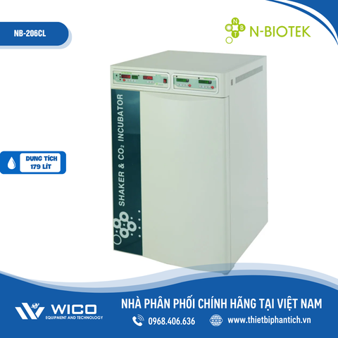 Tủ Ấm CO2 Có Lắc N-Biotek Hàn Quốc NB-206CL