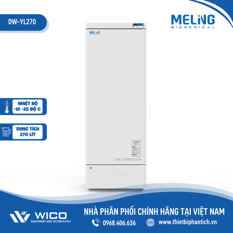 Tủ Lạnh Âm 25 độ C Meiling Trung Quốc DW-YL270 | 270 Lít