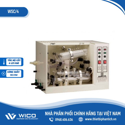 Máy Cất Nước 2 Lần Hamilton Anh WSC/4D