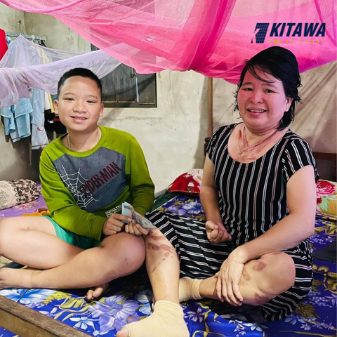 Ủng hộ gia đình hoàn cảnh khó khăn tại Đắc Lắc trong từng tháng từ Kitawa