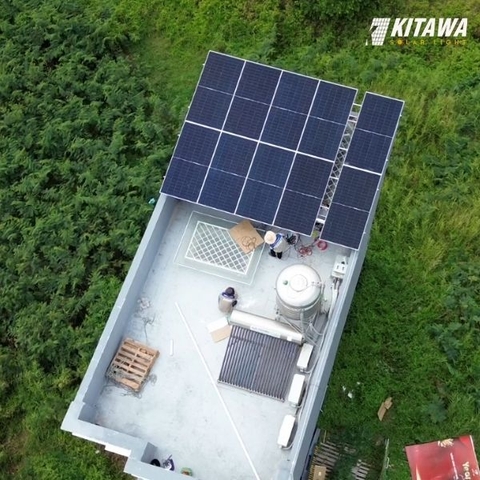 KITAWA lắp điện năng lượng mặt trời 5kW ở Ninh Thuận cho hộ gia đình