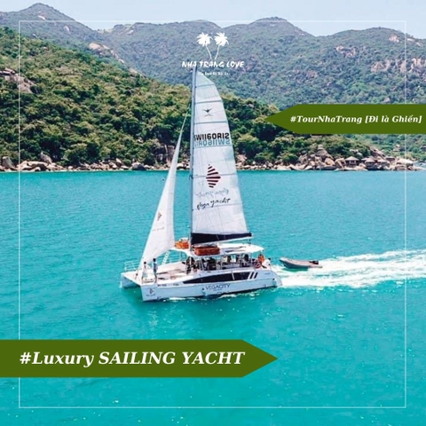 Tham Quan Ninh Vân Bay Bằng Thuyền Buồm (Sailing Yacht)