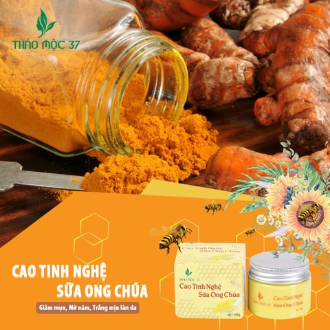 CAO TINH NGHỆ SỮA ONG CHÚA THẢO MỘC 37