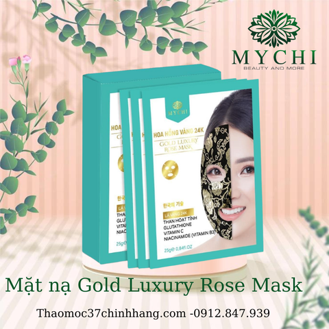 Mặt nạ Gold Luxury Rose Mask Mychi