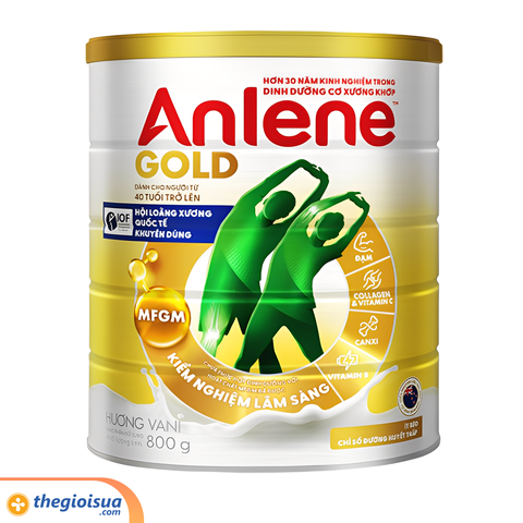 Sữa bột Anlene Gold hương vani 800g