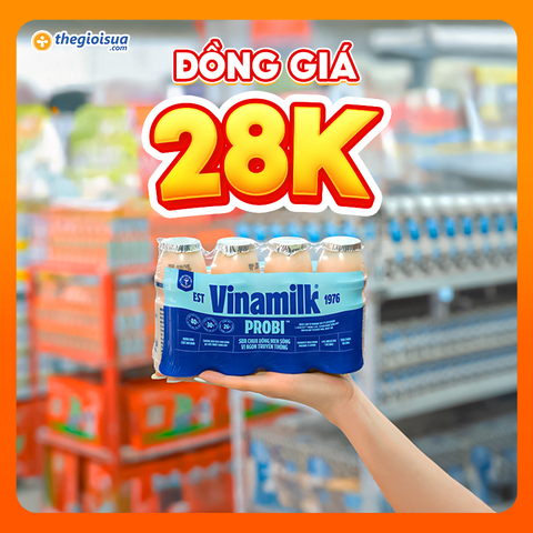 Sữa chua uống men sống Vinamilk Probi 4x130ml