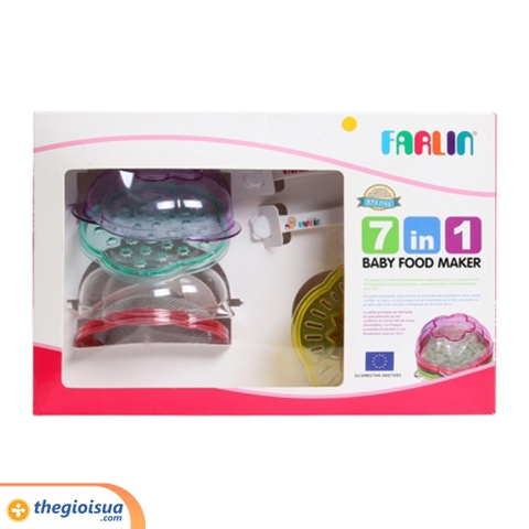 Bộ dụng cụ chế biến thức ăn 7 trong 1 Farlin
