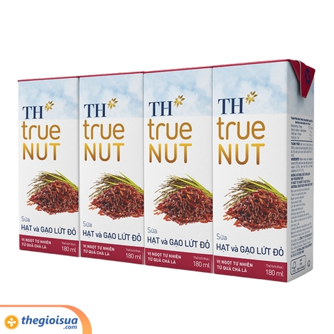 Sữa hạt và Gấc TH True Nut 180ml