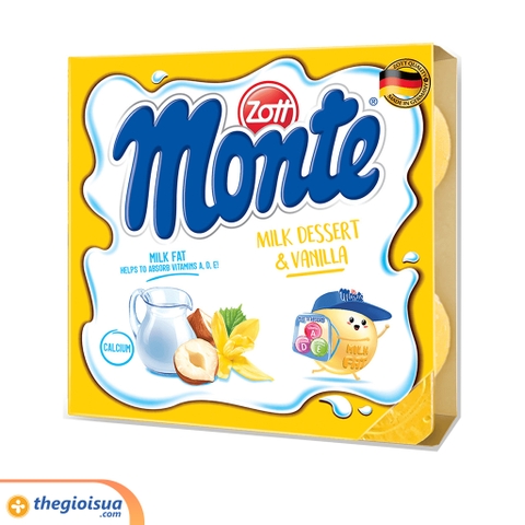 Váng sữa Zott Monte hương Vani