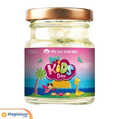 Yến sào Ban Mai - Pro Kids Hương Dâu 70ml