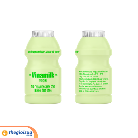 Sữa chua uống men sống Vinamilk Probi Dưa gang 65ml
